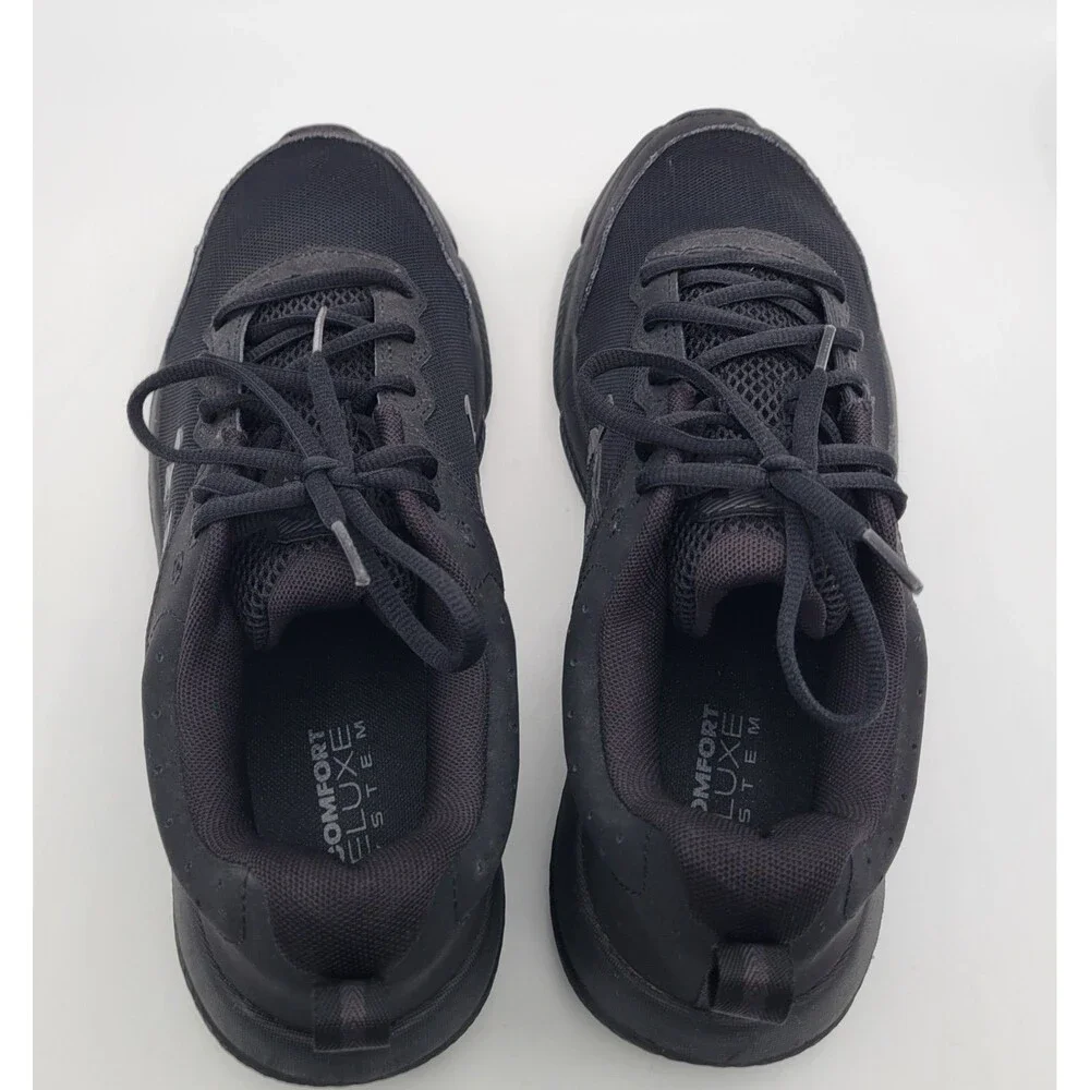 Under Armour Charged Assert 10 Black Lace-Up Running Shoes Mens Size 10.5